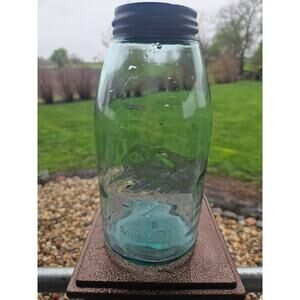 Antique Rare HG Fruit Jar Ball Mason rb 238
